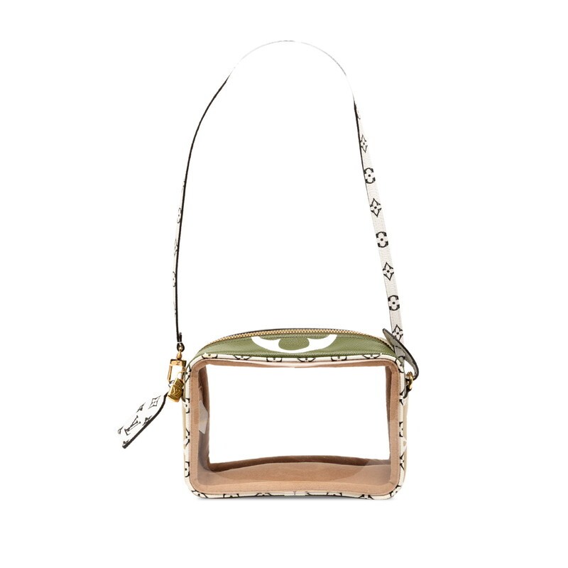 Louis Vuitton Monogram Giant Beach Pouch Bag M67610 White 753014