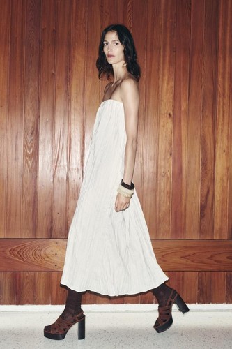 Neu Zara ZW Collection strukturiertes trägerloses Sommerkleid Gr. M 10 - 12 UVP 69,99 € - Bild 8 von 11