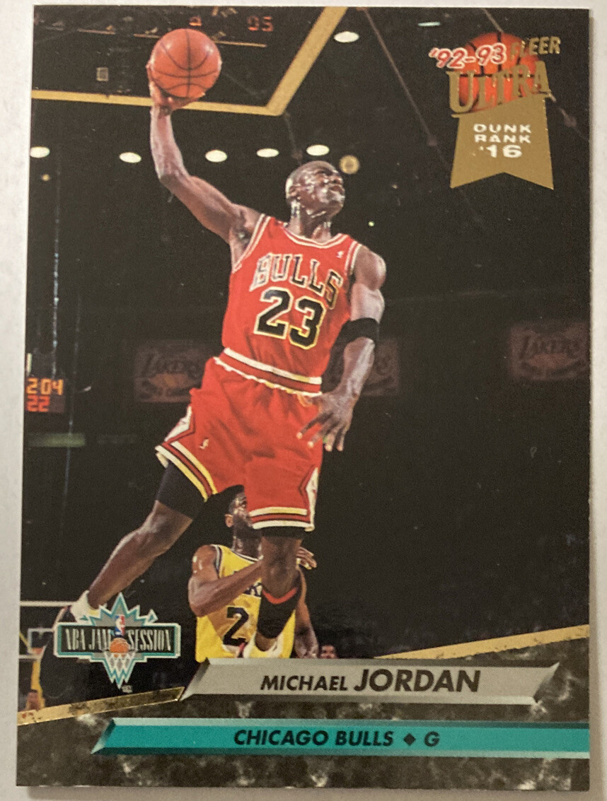 NBA ULTRA JAMS! マイケル・ジョーダン Michael Jordan 1992 1992-1993 ULTRA NBA JAM SESSION Card
