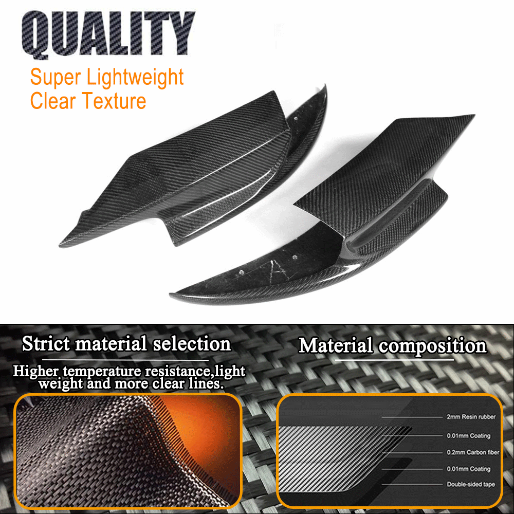 Auto Frontspoiler Stoßstange Lippe für BMW 5 Series F10 F11 M Sport  2011-2017, Diffusor Körper Kinnschutz Styling Antikollisions  Zubehör,A/Carbon Fiber : : Auto & Motorrad