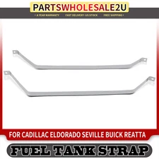 2pcs Steel Fuel Tank Straps for Buick Reatta Riviera Cadillac Eldorado Seville
