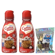 CoffeeMate Peppermint Mocha Liquid Coffee Creamer 32 oz 2 pack