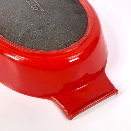 Vintage Midcentury Copco Cast Iron Oven Dish Red Denmark Michael Lax 1960's MCM - Picture 9 of 24