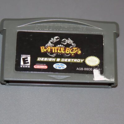 Battlebots Design and Destroy Gameboy Advance Video Game - GBA