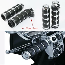 Motorcycle 1" Handlebar Hand Grips For Harley Davidson Street Glide FLHX Touring