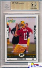 2005 Score #352 Aaron Rodgers Rookie BGS 9.5 GEM MINT Packers Super Bowl MVP!
