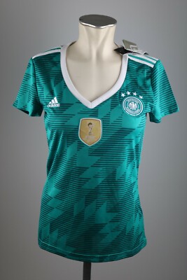 Deutschland DFB Damen Trikot Gr. XS / S grün adidas 2018 WM Away Germany Neu