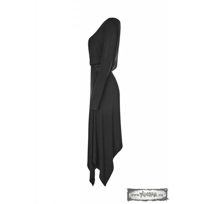 Punk Rave Steampunk Assymetrical Vintage Inspired authentic dress - image 3 of 4