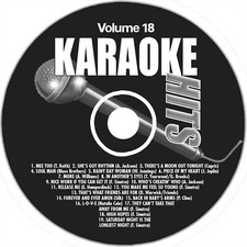 KARAOKE HITS Vol-18 MIX TRACKS COUNTRY ROCK OLDIES NEW In Sleeve