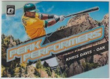 2019 Donruss Optic - KHRIS DAVIS - PEAK PERFORMERS HOLO PRIZM #PP-10 - Athletics