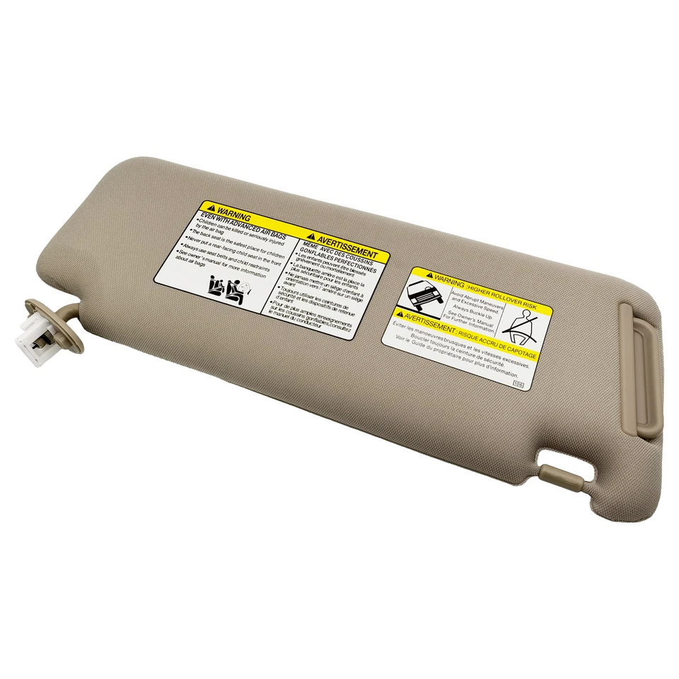 Parasol lado conductor beige Toyota 4runner 2010-2023 74320-35A91-B1 Foto 4 de 4