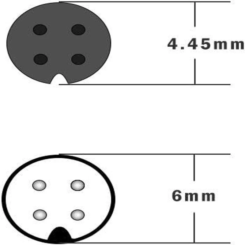 4 Pin 16.5Ft Dash Cam Rear View Backup Camera Reverse Car Recorder Black  - Image 3 of 4