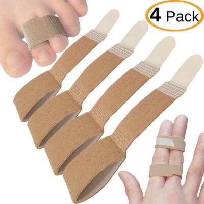 Chiroplax Broken Hammer Toe Wrap Buddy Tape Splint Finger Straightener Brace