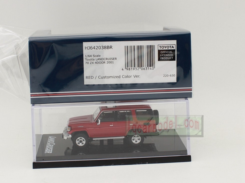 Collectible Car Model 1/64 Hobby Japan HJ TOYOTA LANDCRUISER ZX