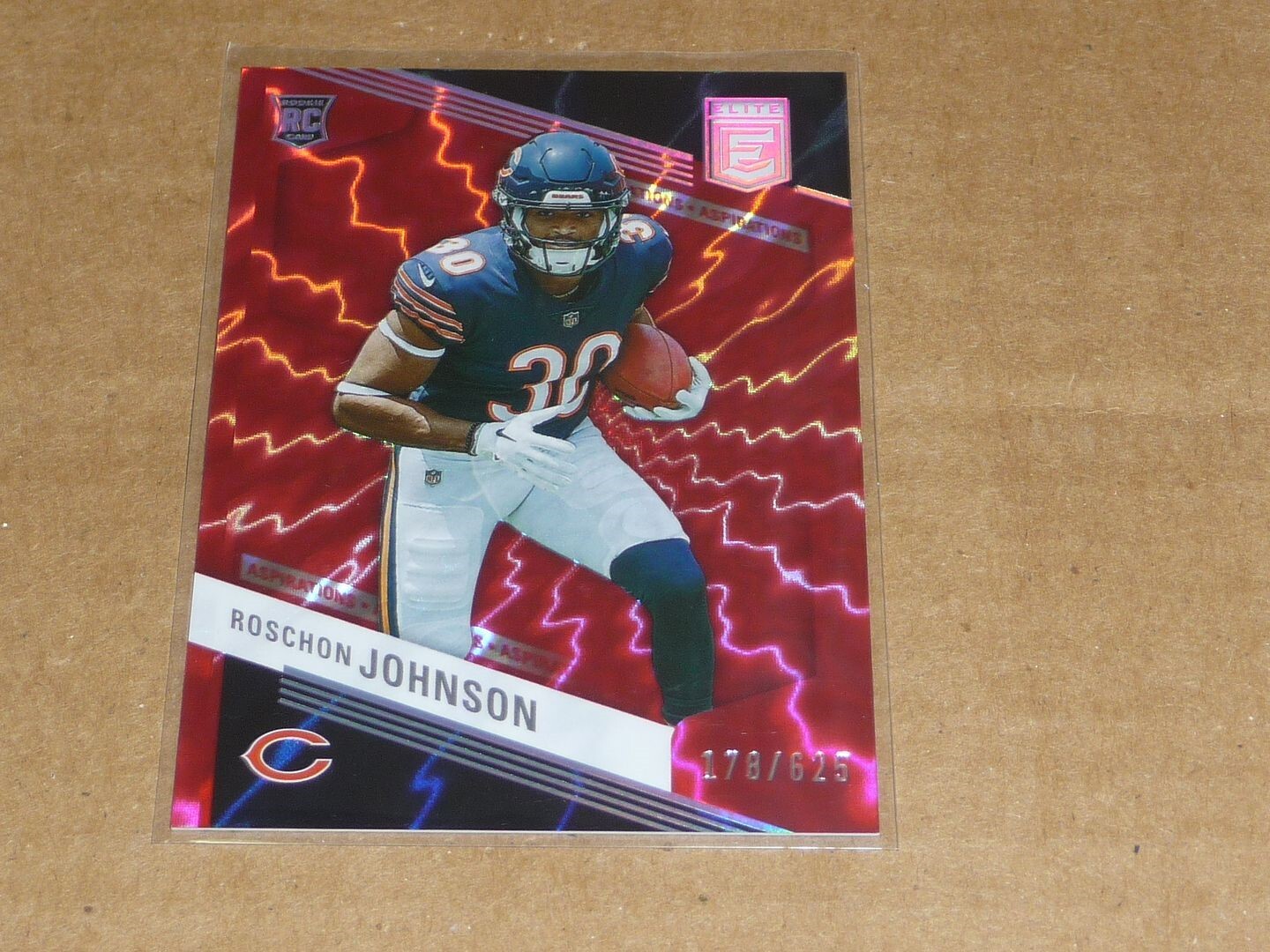 2023 Panini Donruss Elite ROSCHON JOHNSON ASPIRATIONS RED BEARS /625 M6948