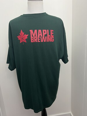 Maple Steak & Ale Akwesasne Mohawk Casino Brewing T Shirt 3XL Canada Maple Leaf