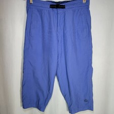NIKE ACG Women's Size Small Capri Crop Pants All Condition Gear Hiking Blue Belt