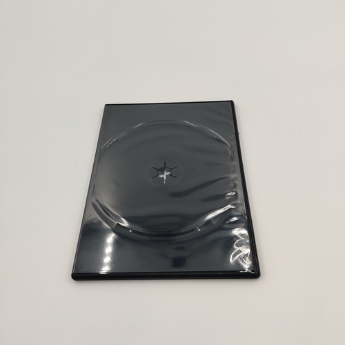 25 BLACK DOUBLE 7mm SLIMLINE DVD/CD CASES WITH SLEEVE- Side by Side - Afbeelding 3 van 4