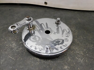      Vincent Black Shadow Rapide Brake Plate W/ Shoes     2401           
