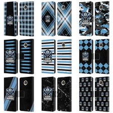 OFFICIAL GLASGOW WARRIORS LOGO 2 LEATHER BOOK WALLET CASE FOR MOTOROLA PHONES