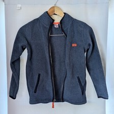 Carter's Blue Full-Zip Fleece Jacket Coat size 8 Boys Tops Sherpa Lined Collar