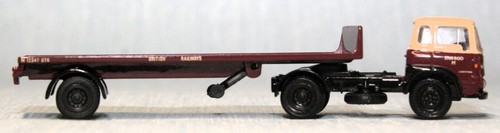 EXCLUSIVE FIRST EDITIONS EFE 22201 BEDFORD TK FLAT BED ARTIC BRITISH RAIL BOXED - Picture 4 of 13