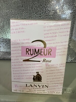 Lanvin Rumeur 2 Rose Eau De Parfum Spray for Women 3.4 Oz/100ML NEW IN SEALED B