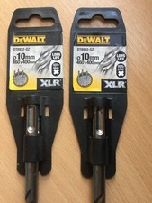 dewalt elu dt8932 xlr sds plus drill bits x2 10mm x 460mm dch253 dch254 dch273