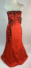 Gino Cerruti Red Long Prom Evening Dress Size L