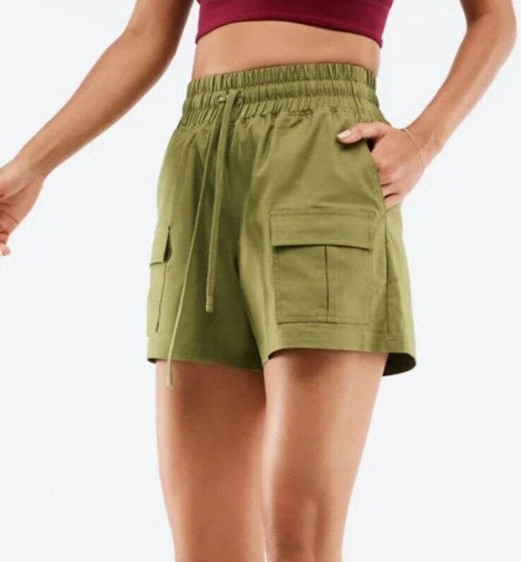 Fabletics - Green Camden Cargo drawstring Short, … - image 2