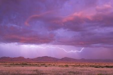 Landscape nature sky mountains desert clouds Custom Gaming Mat Desk