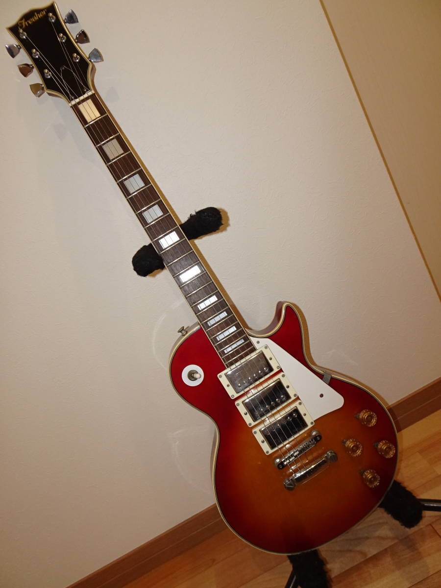 Electric Guitar Fresher FL-381CS3 3PU Model Cherry Sunburst