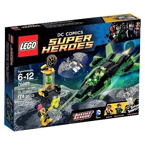 LEGO DC COMICS SUPER HEROES 76025 GREEN LANTERN VS SINESTRO 100% COMPLETE & BOX