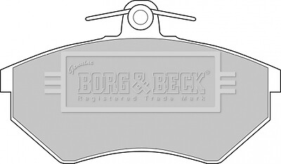 Set of Front Brake Pads for AUDI CABRIOLET B4 (1991-2000) 8G7 2.0L 85kW 115PS
