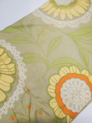 Amy Butler Fabric Belle Floral OOP Orange Cotton Quilt Sew Craft FAT QUARTER NEW