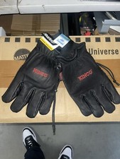 KINCO 900MAX-XL MEN  S BLACK TOP-GRAIN PIGSKIN LEATHER GLOVES SIZE: XXL 