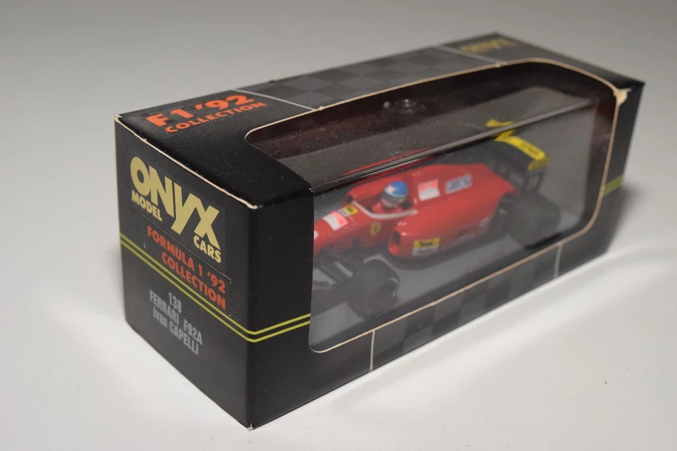 V 1:43 ONYX 138 FERRARI F92A FORMULA 1 F1 1992 92 IVAN HAIR MINT BOXED - Immagine 2 di 4