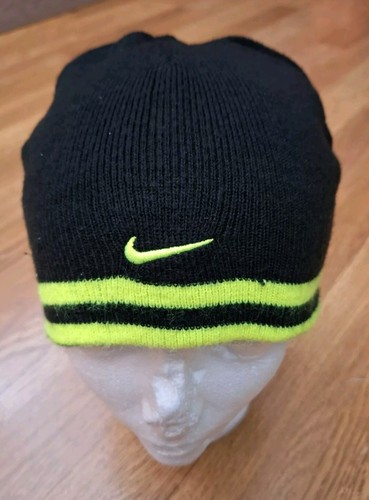 Lot of 3 Winter Wolf Hat Double-Sided Nike Blue Bonnet Beanies Caps Kids Small - Picture 7 of 9