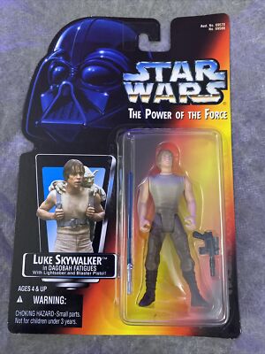 Star Wars POTF Luke Skywalker in X-wing Gear_back (1995) | TMNT: A