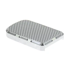 Chrome Brake Pedal Pad Fit For Harley Softail Fat Boy Slim Deluxe Standard 86-24