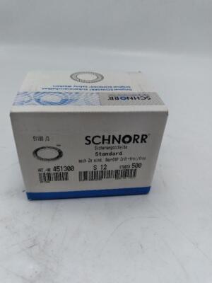 Schnorr 451300 Type S Safety Lock Washer Box of 500 