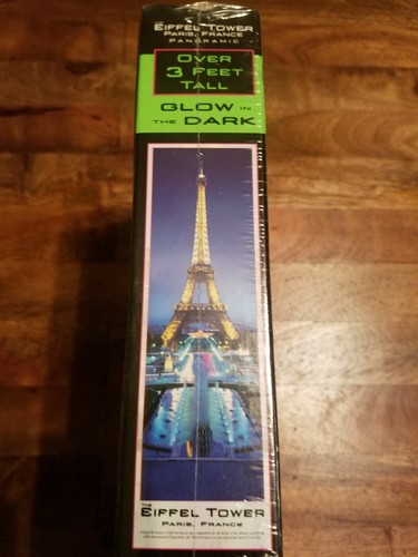 Buffalo Games:The Eiffel Tower Glow In the Dark Panoramic 750 Piece Puzzle (New) - Picture 12 of 12
