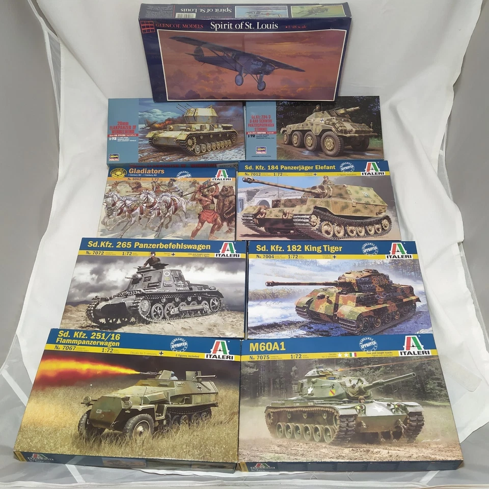 KIT MODELLISMO STATICO AEREI NAVI MEZZI TERRESTRI SOLDATI A SCELTA - SCALE MISTE - Immagine 3 di 4