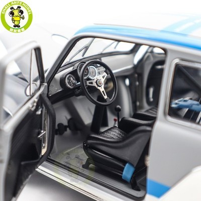 1/18 Fiat ABARTH 1000 TCR Matt Grey Blue Stripes AUTOart 72642