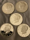 Silver proof Kennedy Half Dollars 1998, 2002, 2003,2004,2009 San Francisco X5