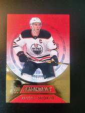 2021-22 Upper Deck Credentials Connor McDavid Red Parallel #'d 132/199 - No.1