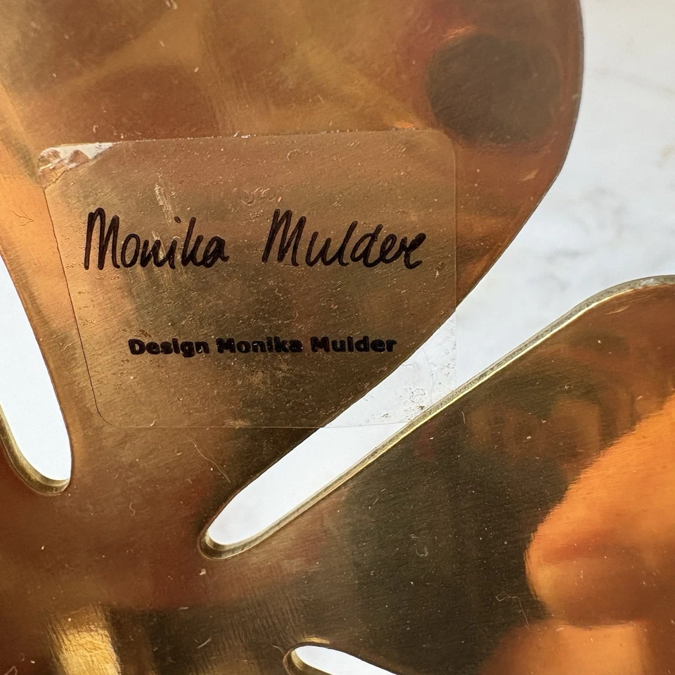 De Colección Monika Mulder IKEA Stockholm Cuenco Latón Color 8" Floral Margarita Decoración del Hogar Foto 2 de 4