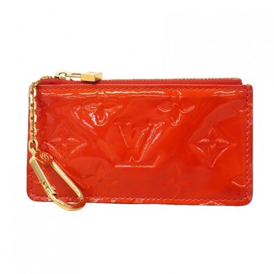 Louis Vuitton Coin Case Vernis Pochette Clé M91205 Pomme d'Amour　Unisex