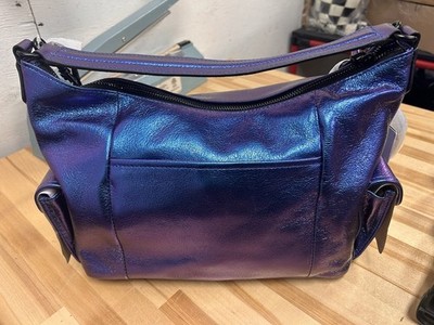 Aimee Kestenberg Midnight Blue Handbag Aimee Kestenberg Dani Quilted Blue Leather Satchel Shoulder  main image 4