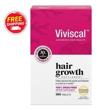 Viviscal Hair Growth Supplement Women Biotin Collagen 180 Tabs 90 Day